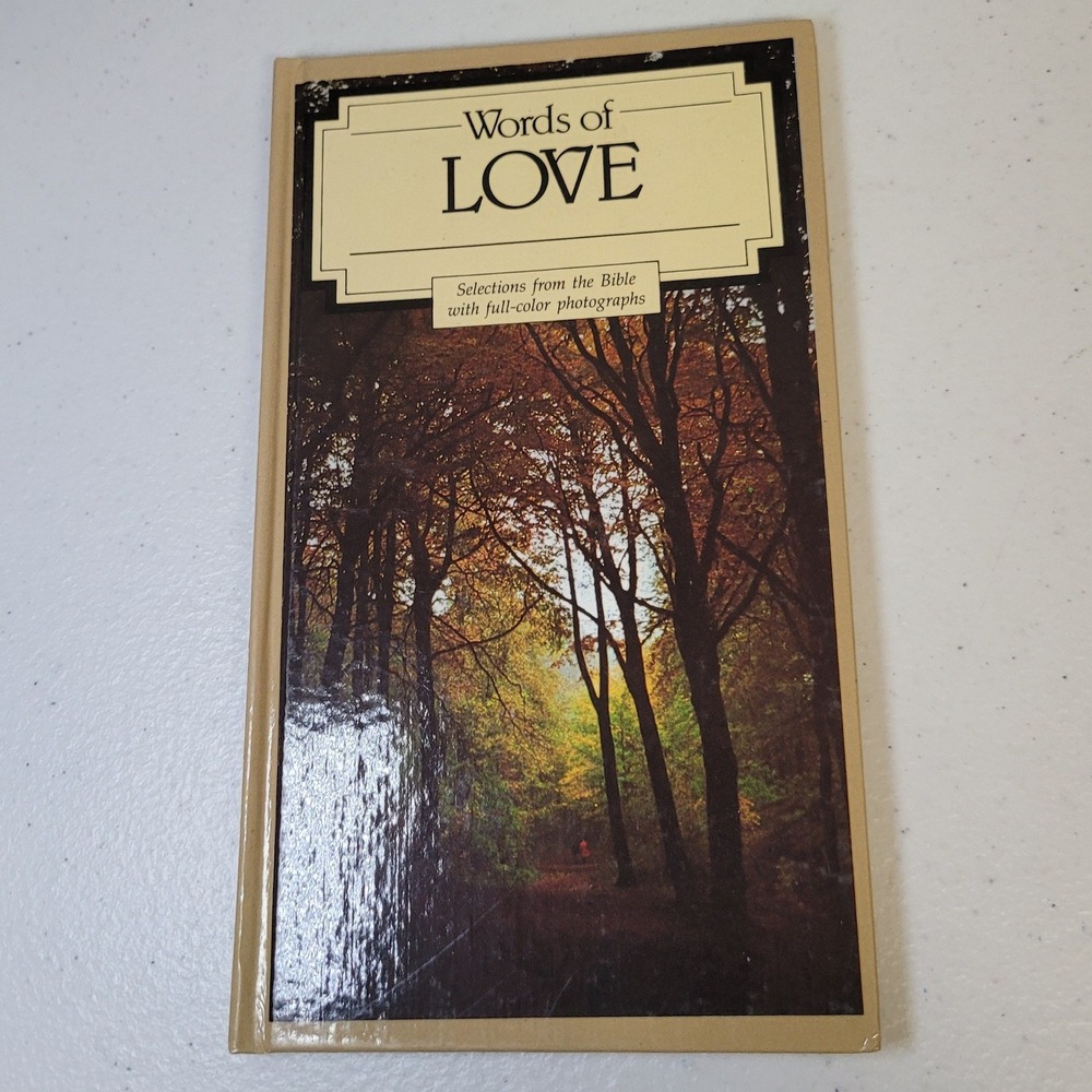 Words of‎ Love Selections from the Bible Thomas Nelson 1983 Hardcover Vintage